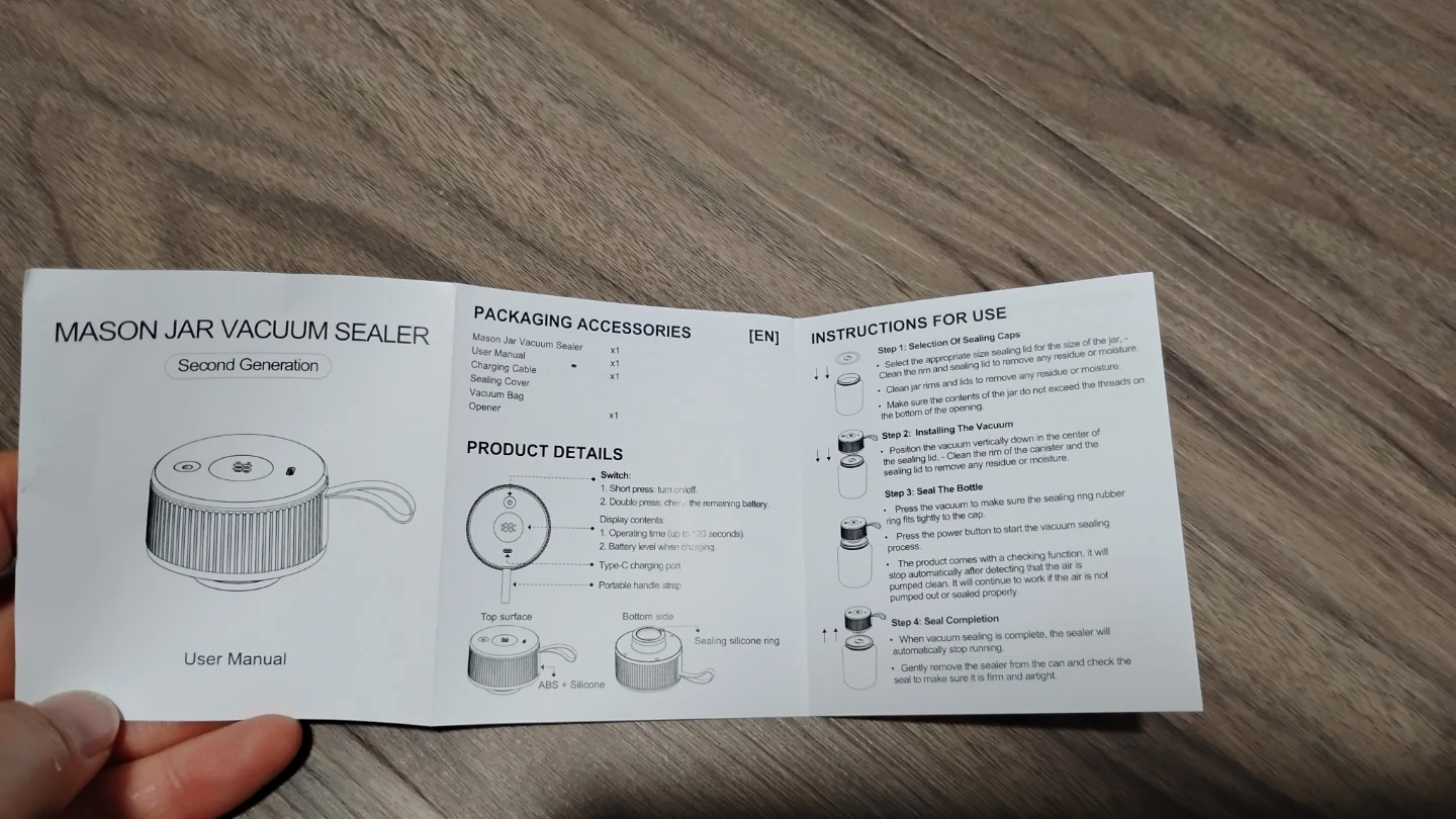 Mason Jar Vacuum sealer-2nd Gen - photo 3