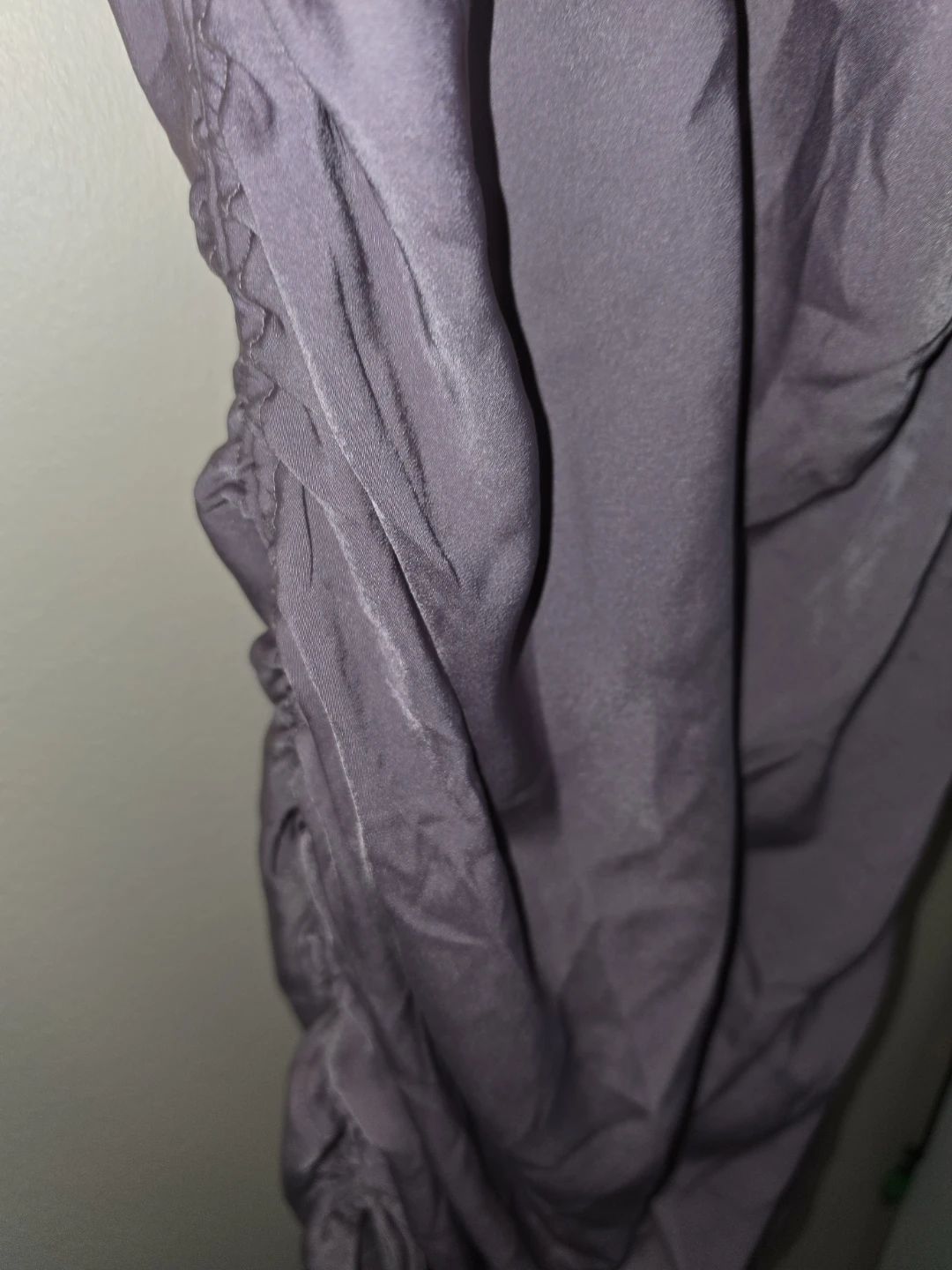 Satin lavender Ruched Camisole Dress, size S-M - photo 5