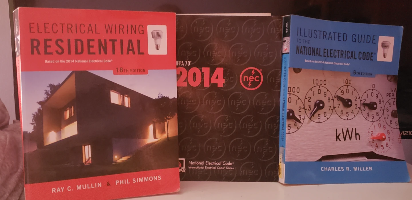 Set of 3 Electrical Code Books
