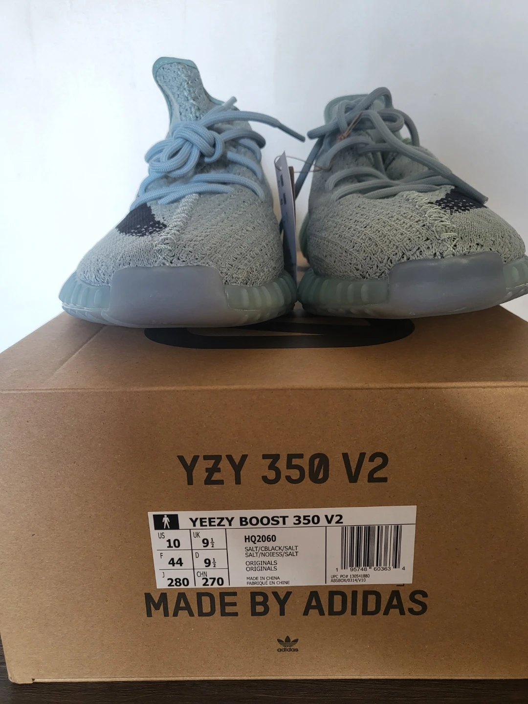 Adidas Yeezy Boost 350 V2 "Salt" Size 10 - photo 2