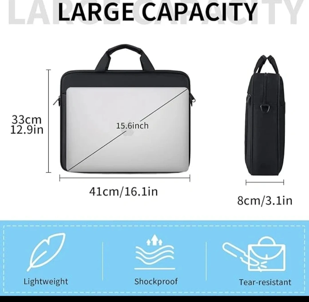 Black Laptop Bag 15.6 inch - photo 2