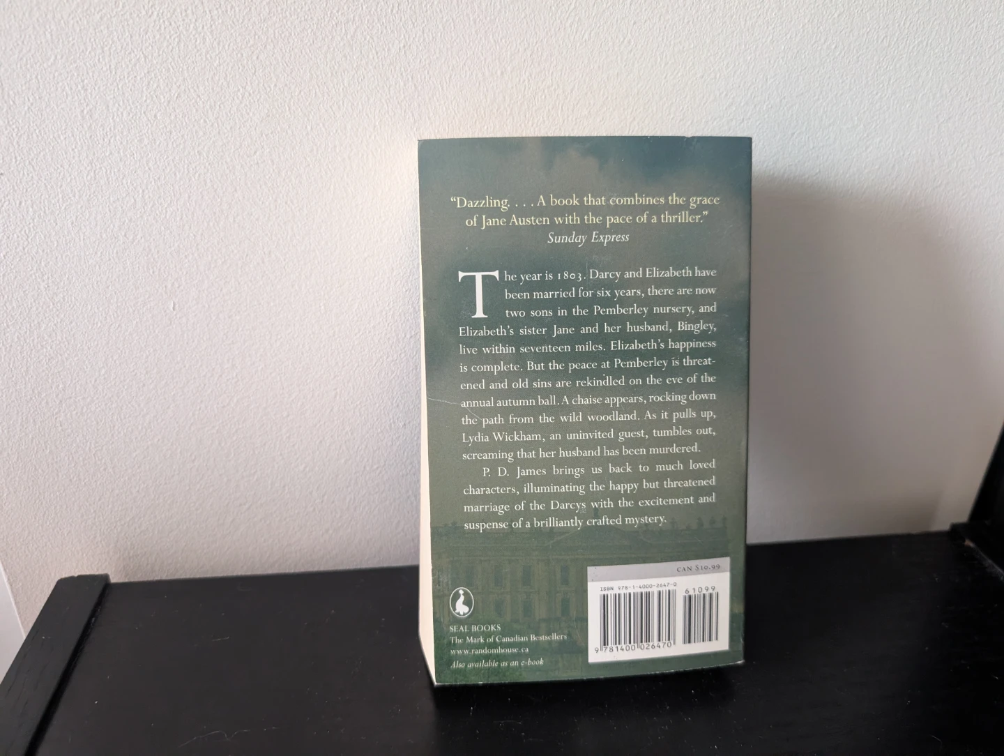 Death Comes to Pemberley by P.D. James - Historical Fiction - photo 2