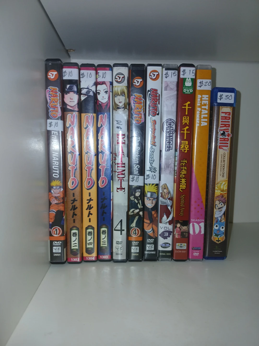 Anime dvds