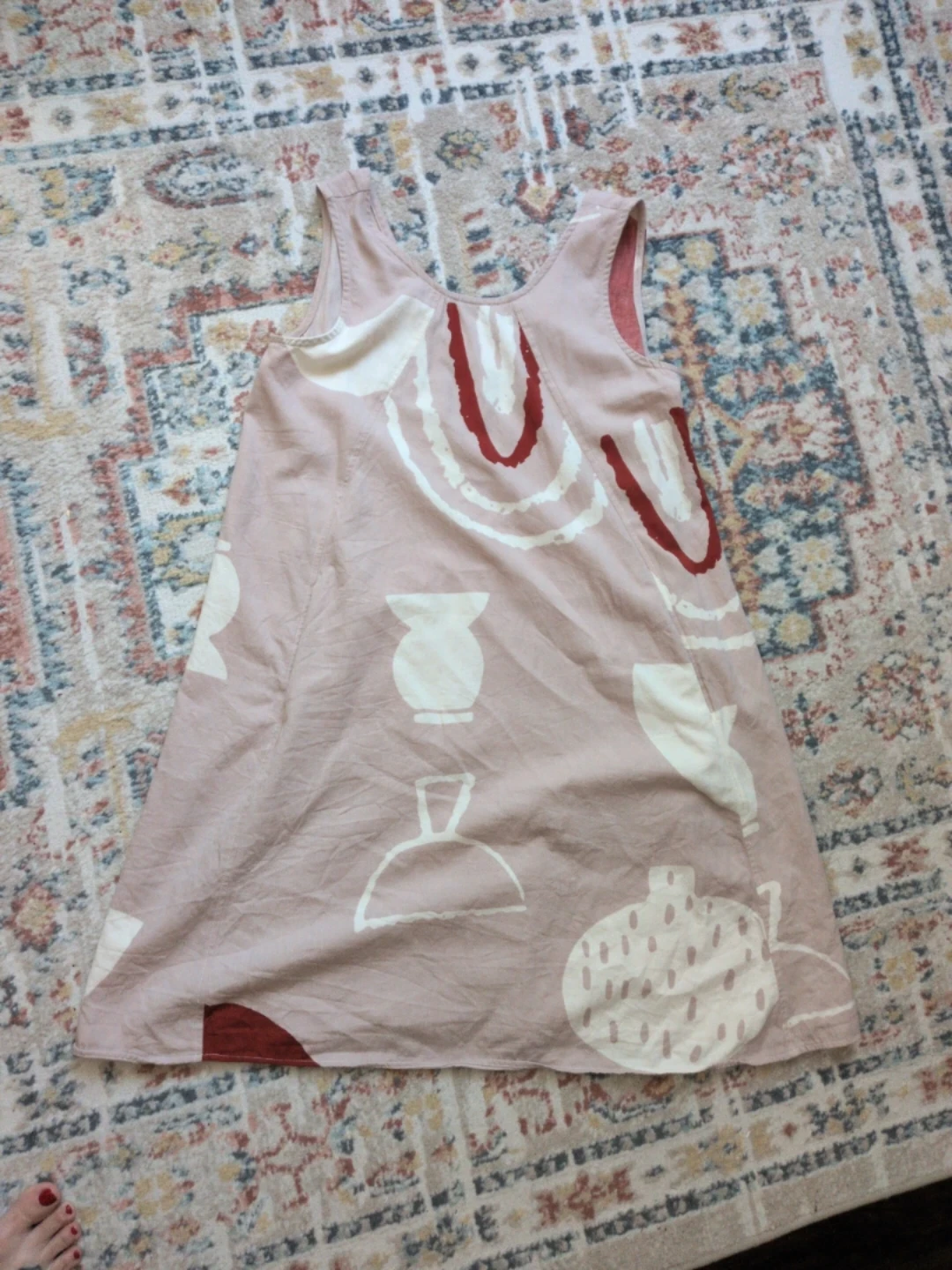 Eve Gravel Sleeveless cotton Dress
