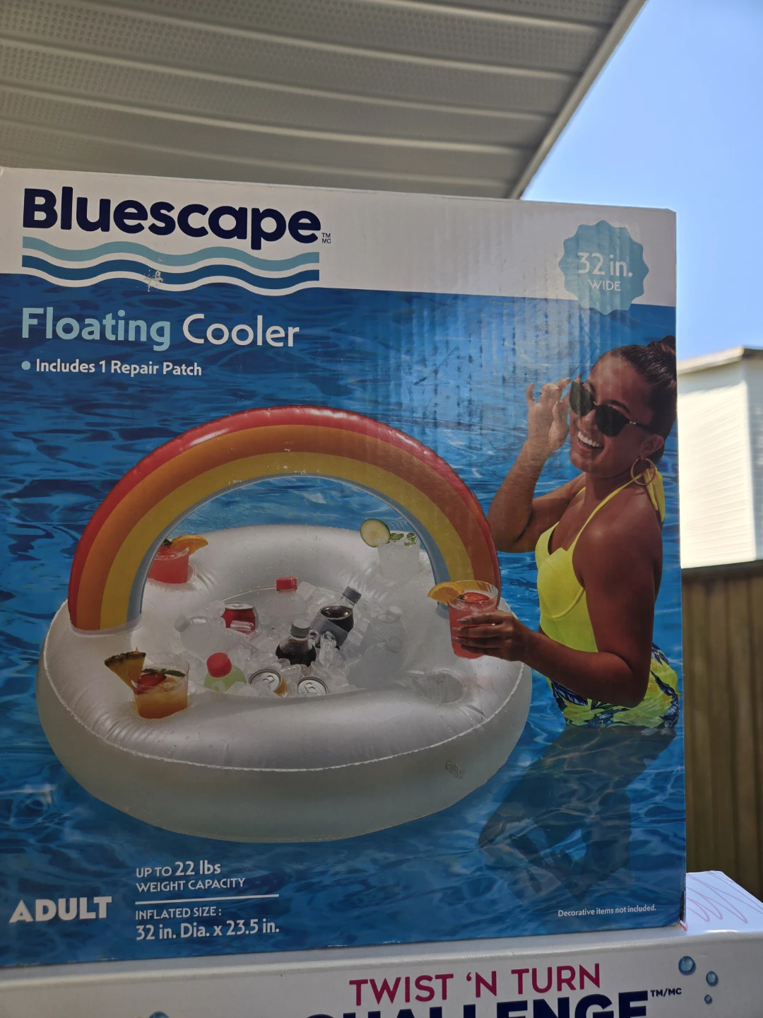 Brand new pool inflatable cooler ping pong floaty - photo 5