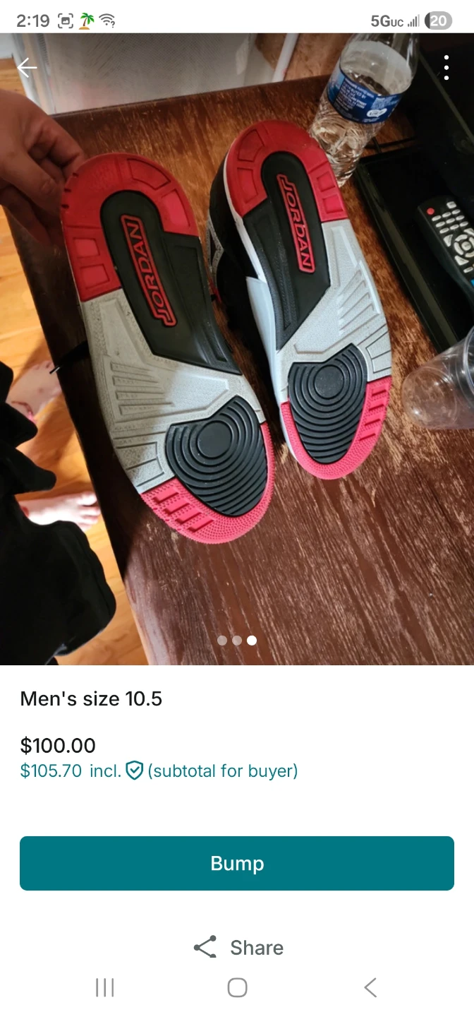 Air Jordan 3 Retro Men's Sneakers - photo 3