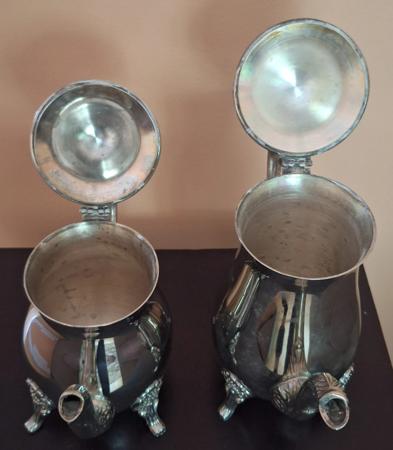 Vinrage Silver-Plated Teapot and Coffee Pot Set - photo 3