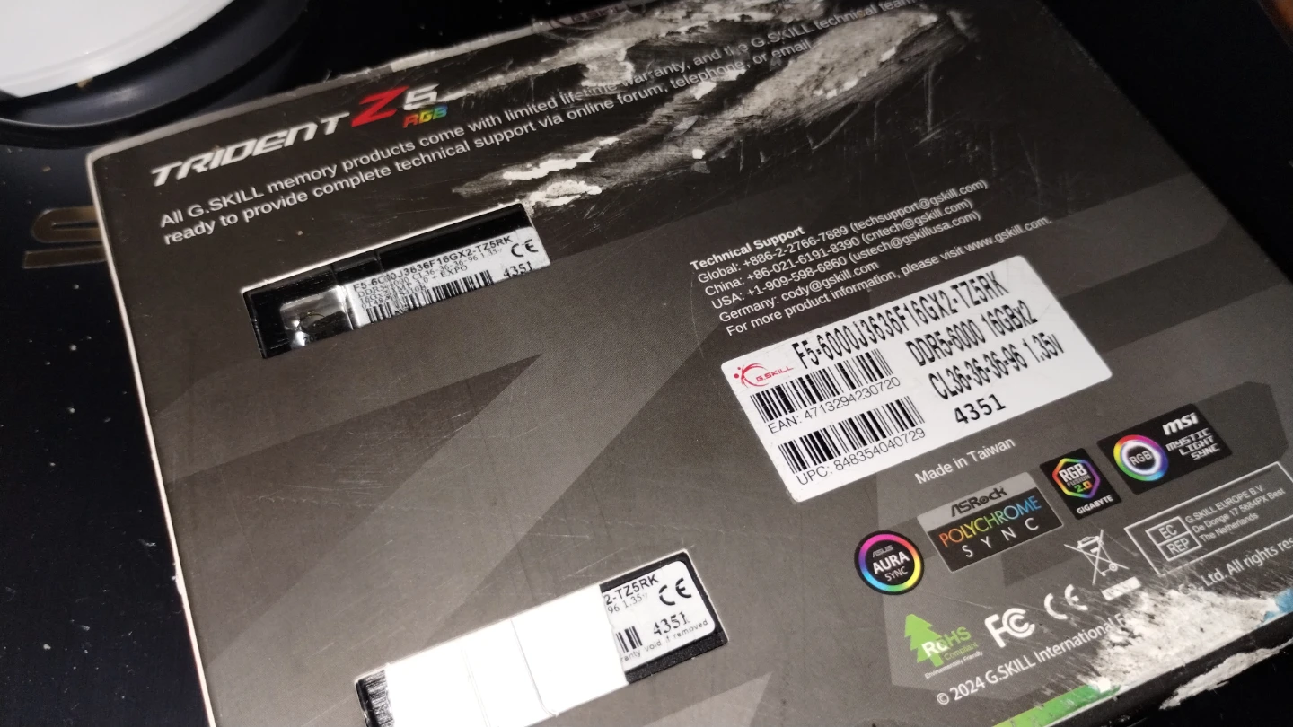 G.SKILL Trident Z5 RGB DDR5 RAM Kit - photo 2