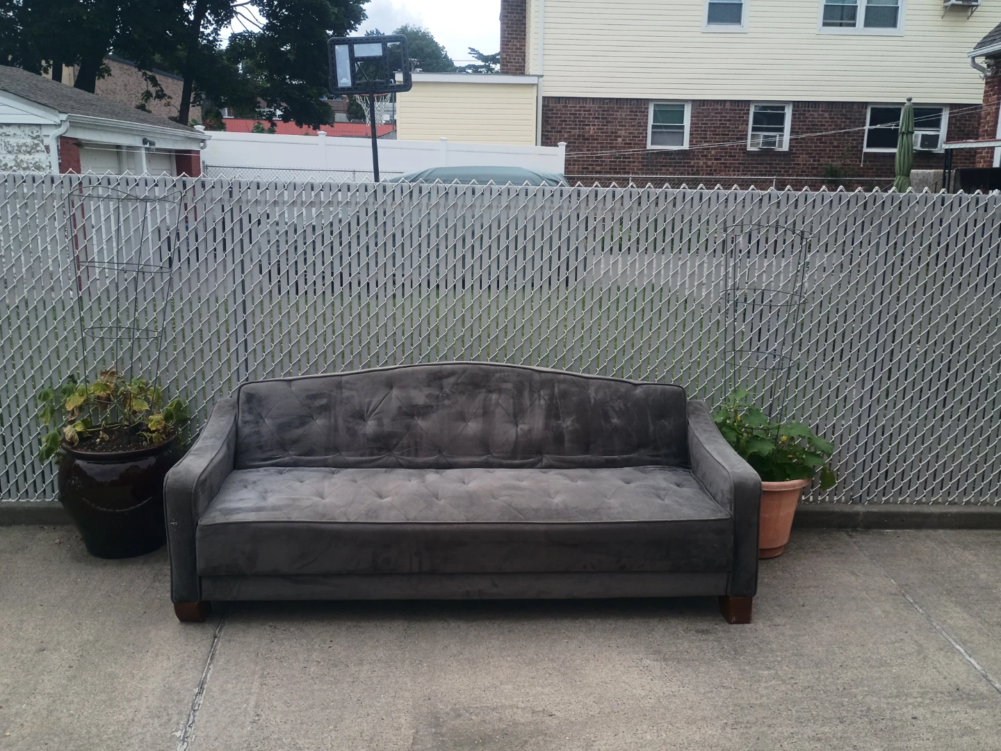 Grey Futon