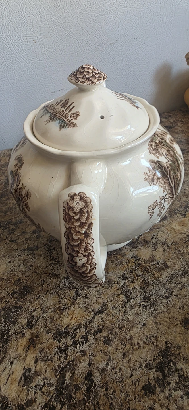 Johnson Bros. "The Old Mill" Gravy Boat and Saucer Set - photo 4