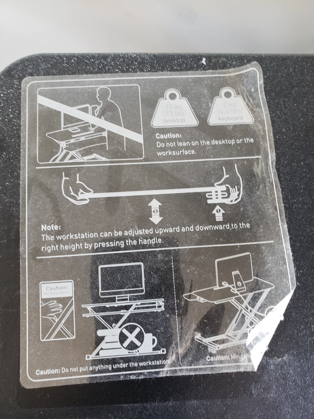 TechOrbits Standing Desk Converter - photo 3
