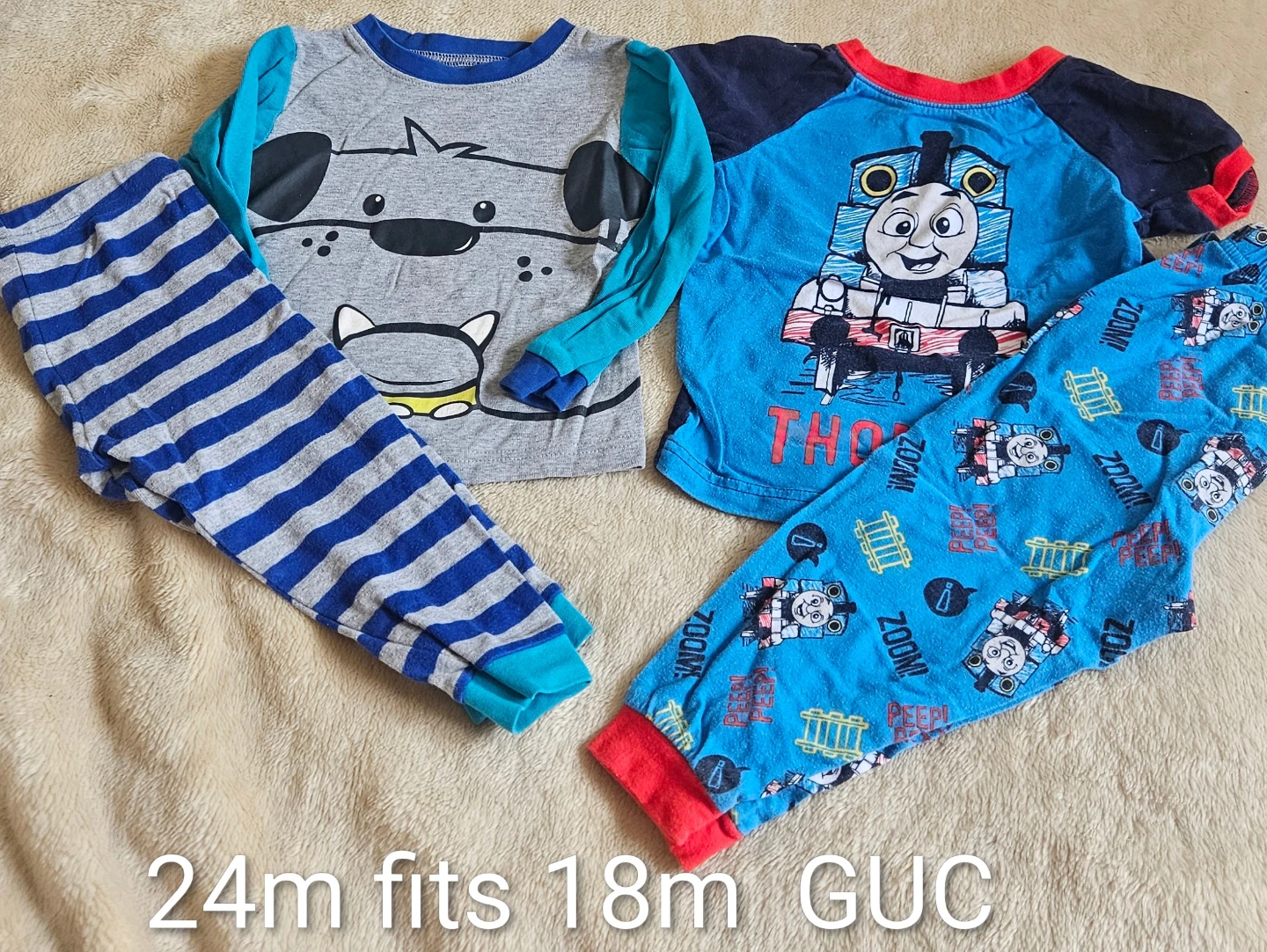 Toddler Pajamas Size 18m