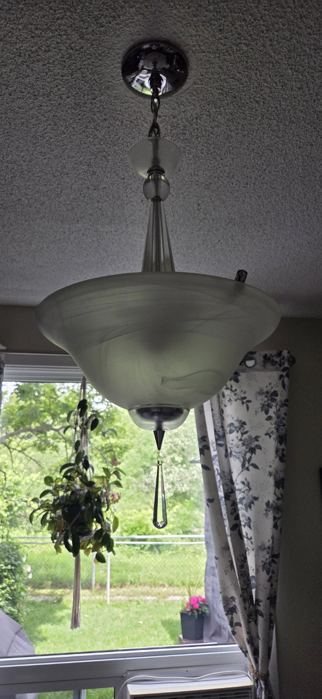Glass Pendant Chandelier Light Fixture - photo 2