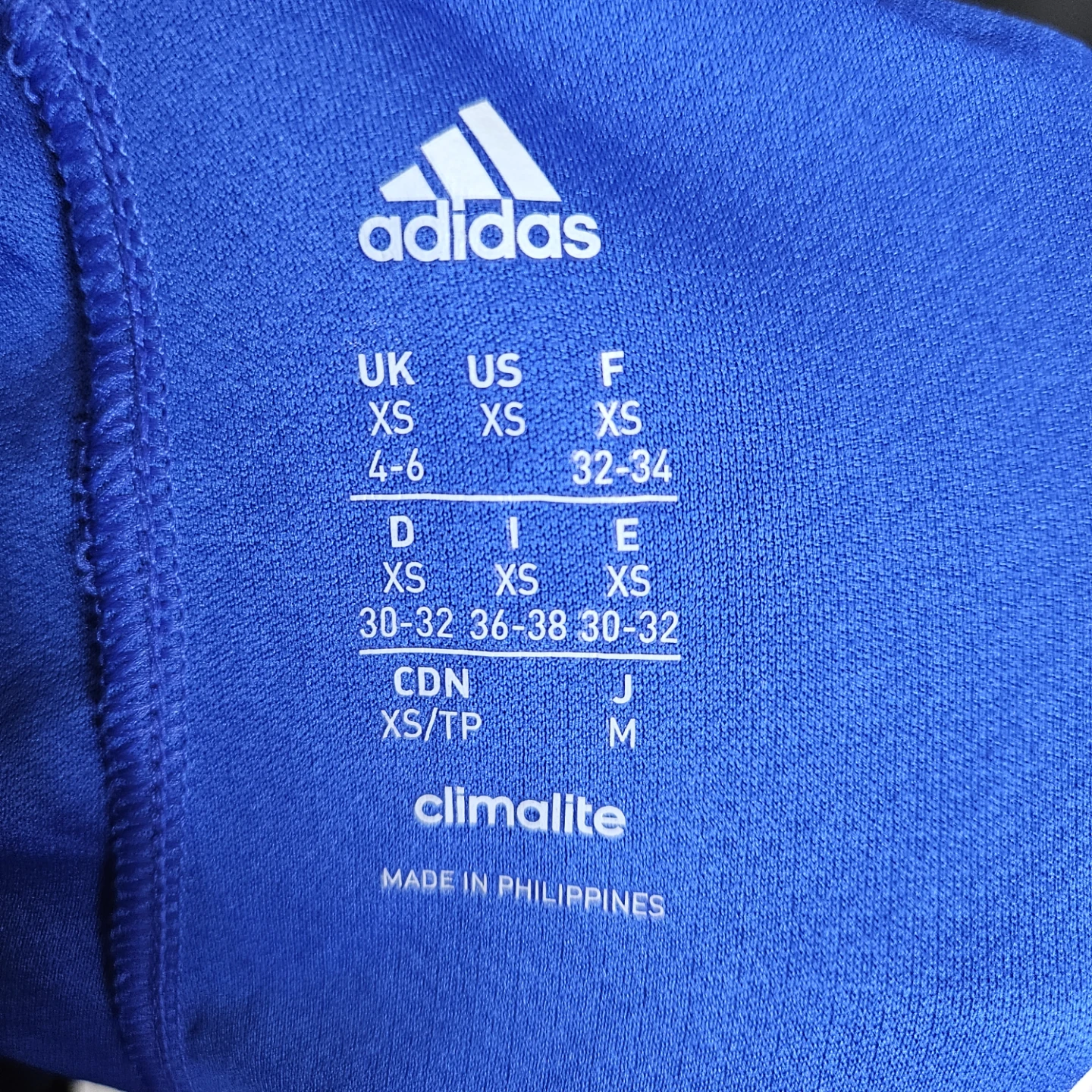 Adidas Climalite Running Shorts - Blue - Size XS - photo 3