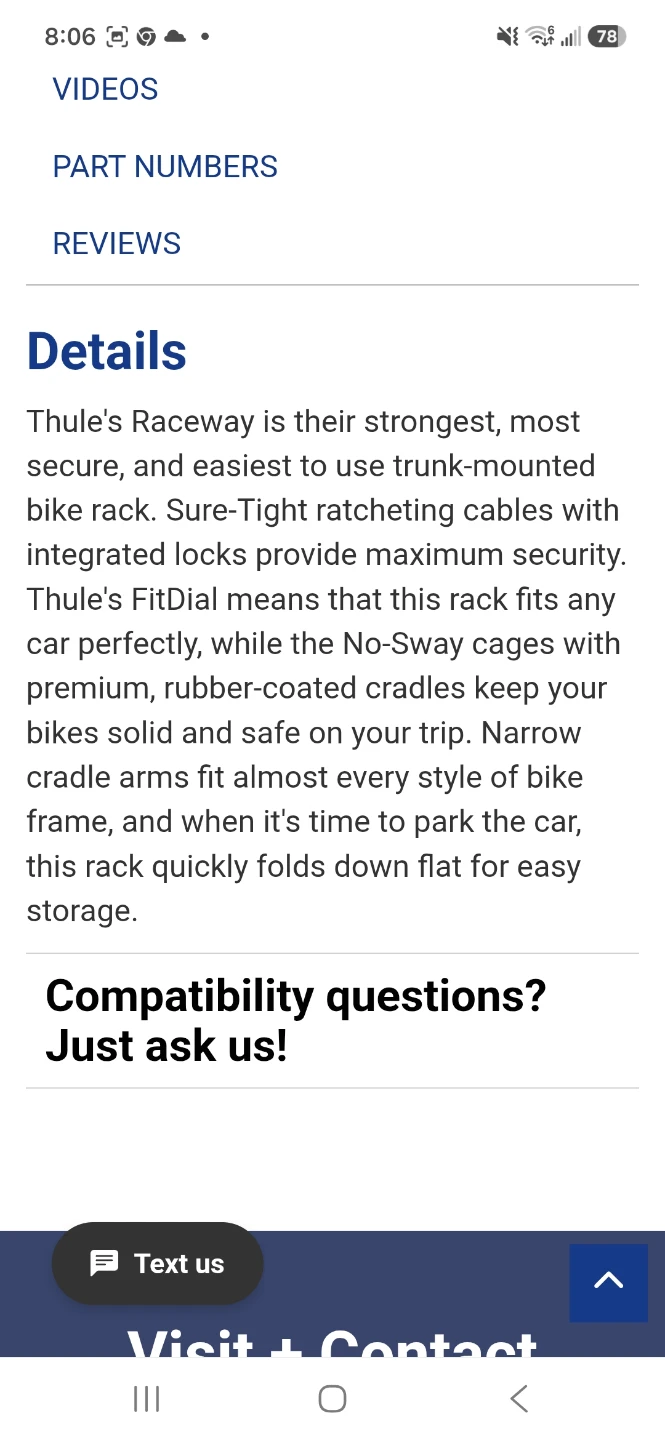Thule Raceway Rear Mounted Bike Rack - 2 Bikes - photo 3