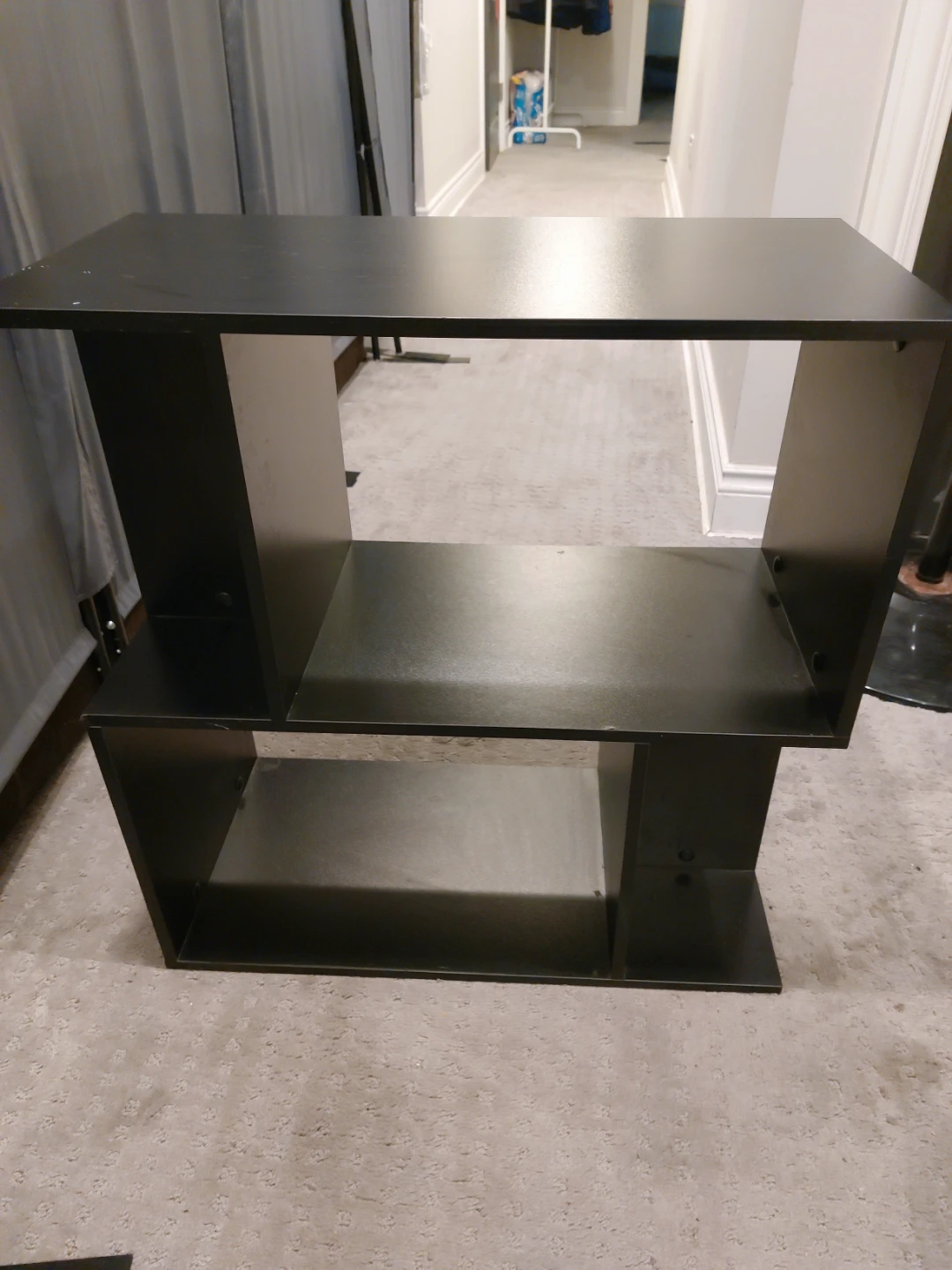Black Modern Shelf Unit