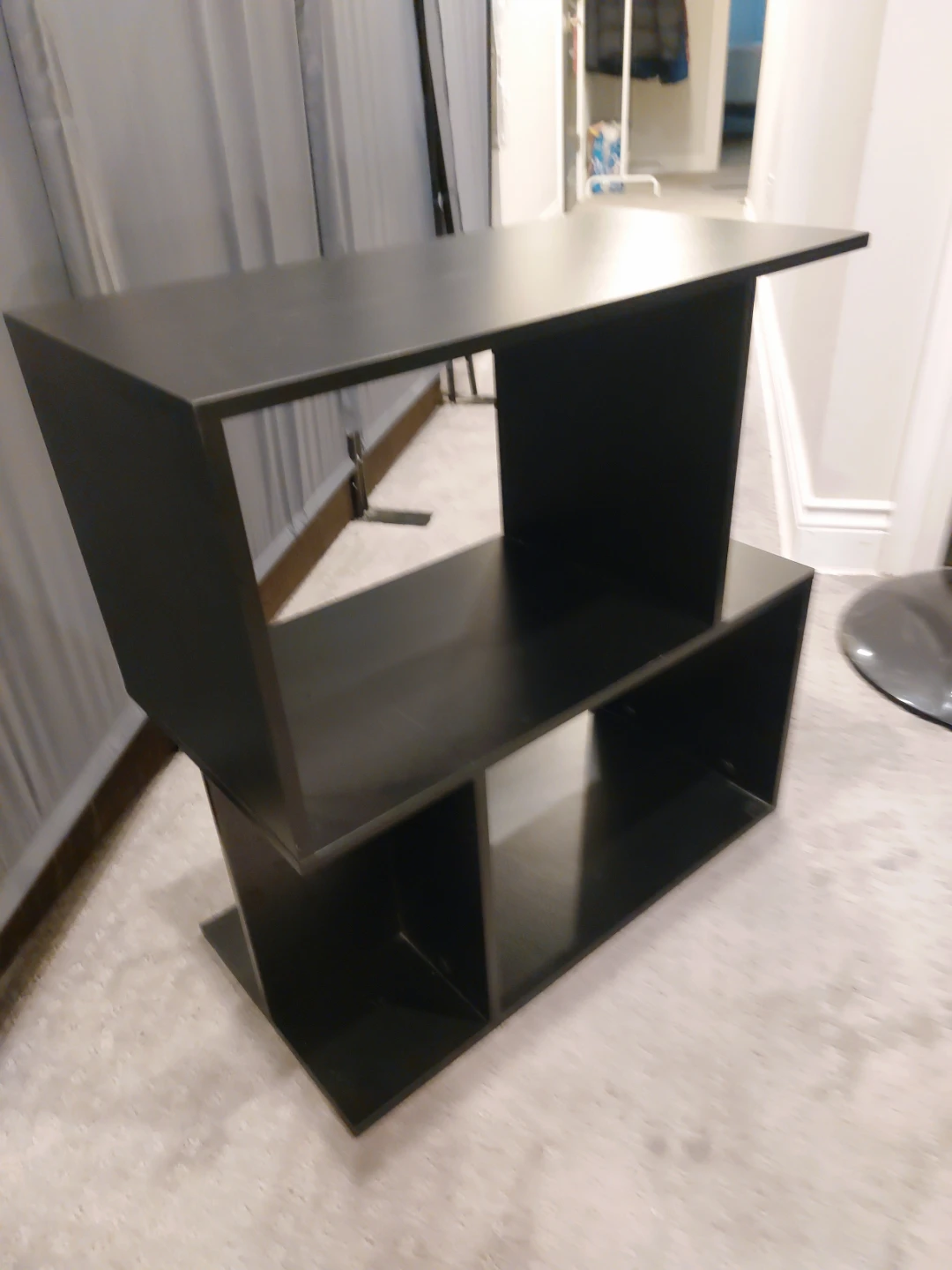 Black Modern Shelf Unit - photo 3
