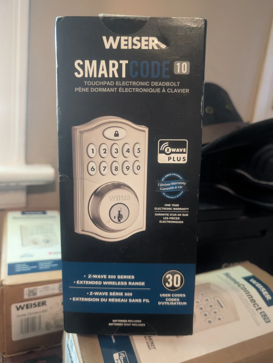 Brand new Weiser smart code electronic deadbolt