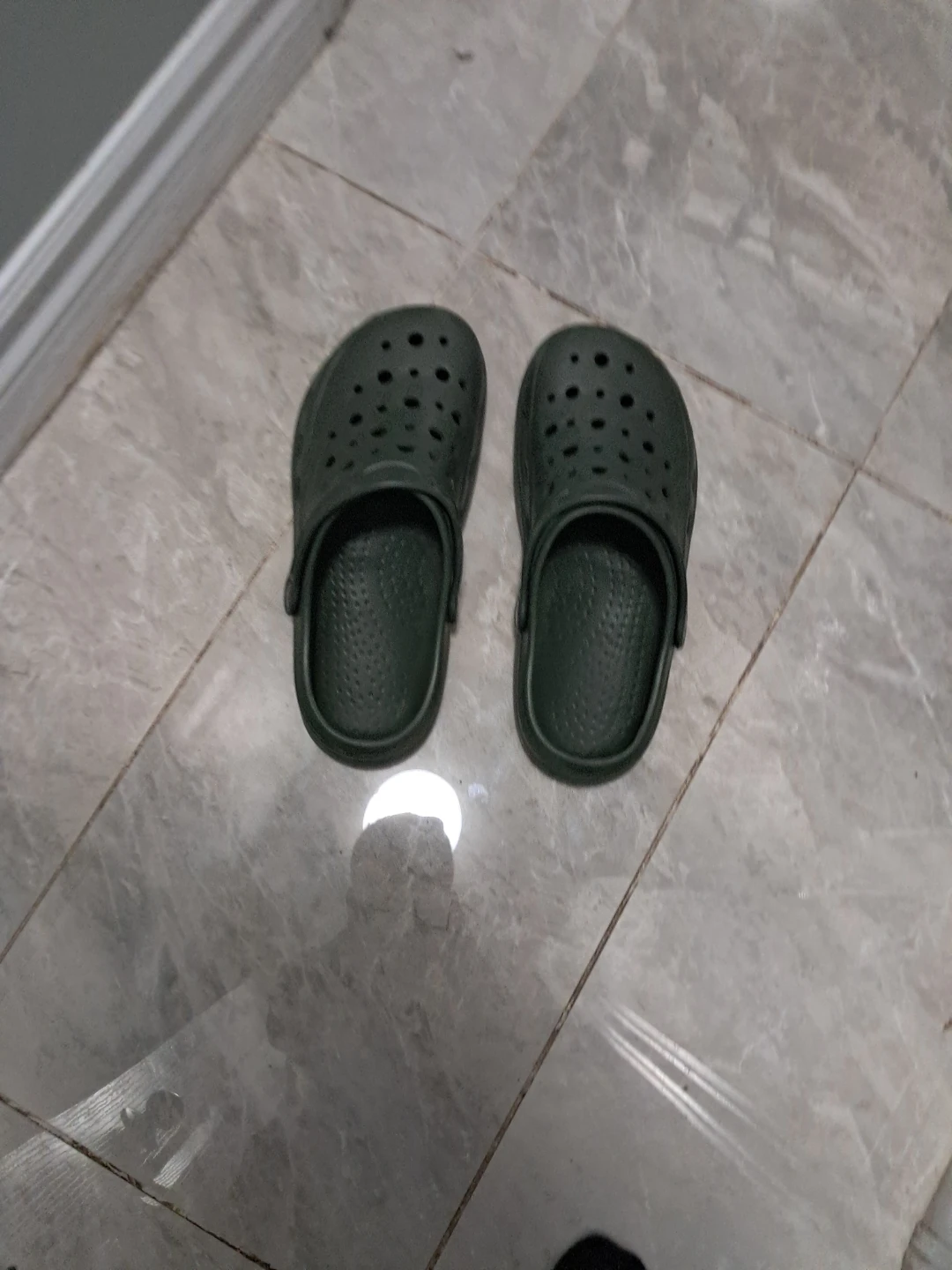 Dark Green Clogs