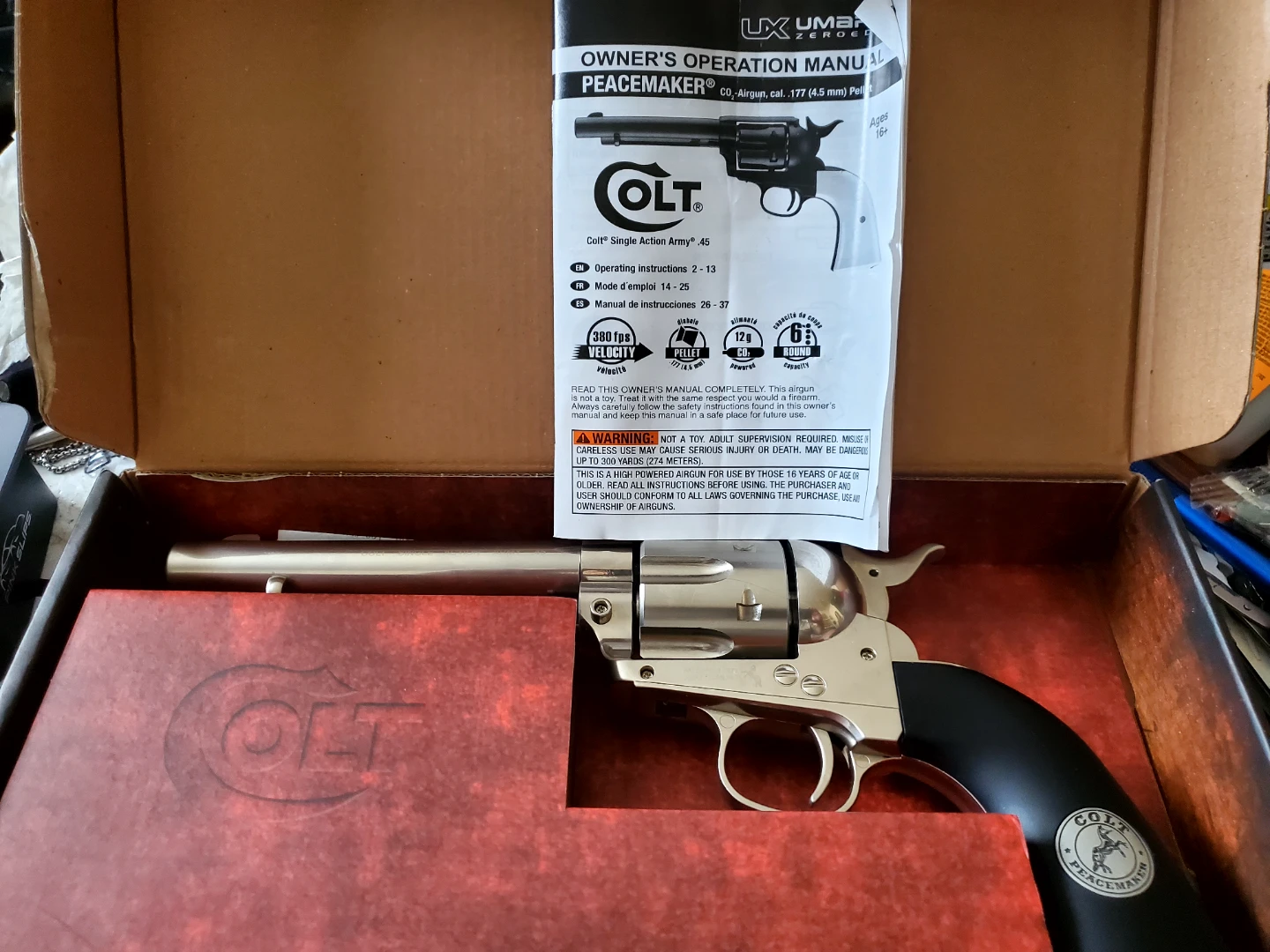 Colt Peacemaker CO2 Airgun .177 Caliber - photo 2
