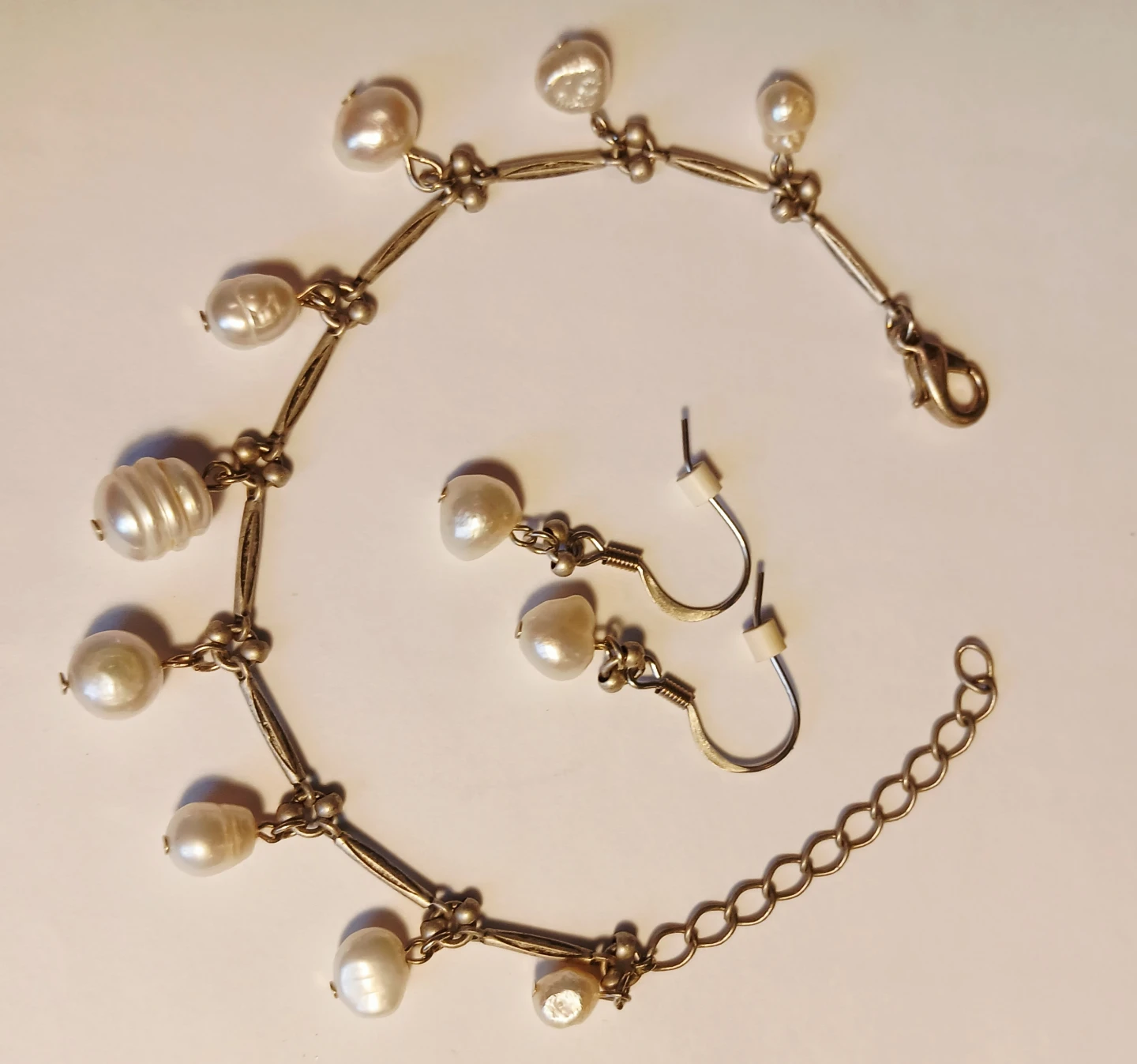 Pearl Bracelet and Earrings Set - photo 3