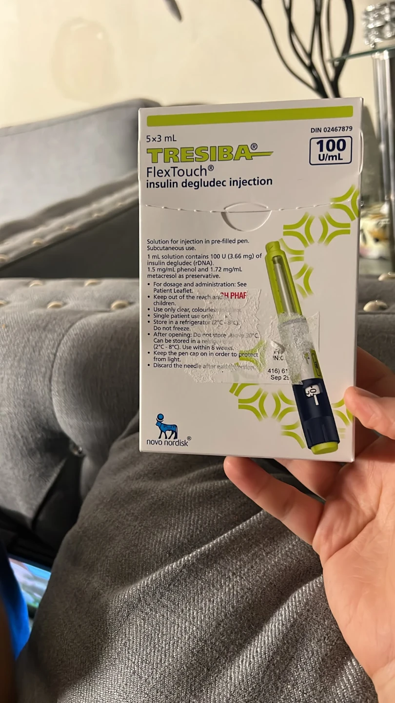 Tresiba FlexTouch Insulin Degludec Injection 100 U/mL