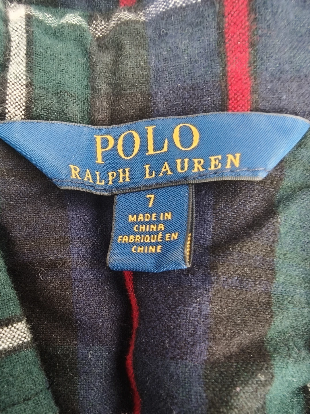 Polo Ralph Lauren Plaid Dress Size 7 - photo 2
