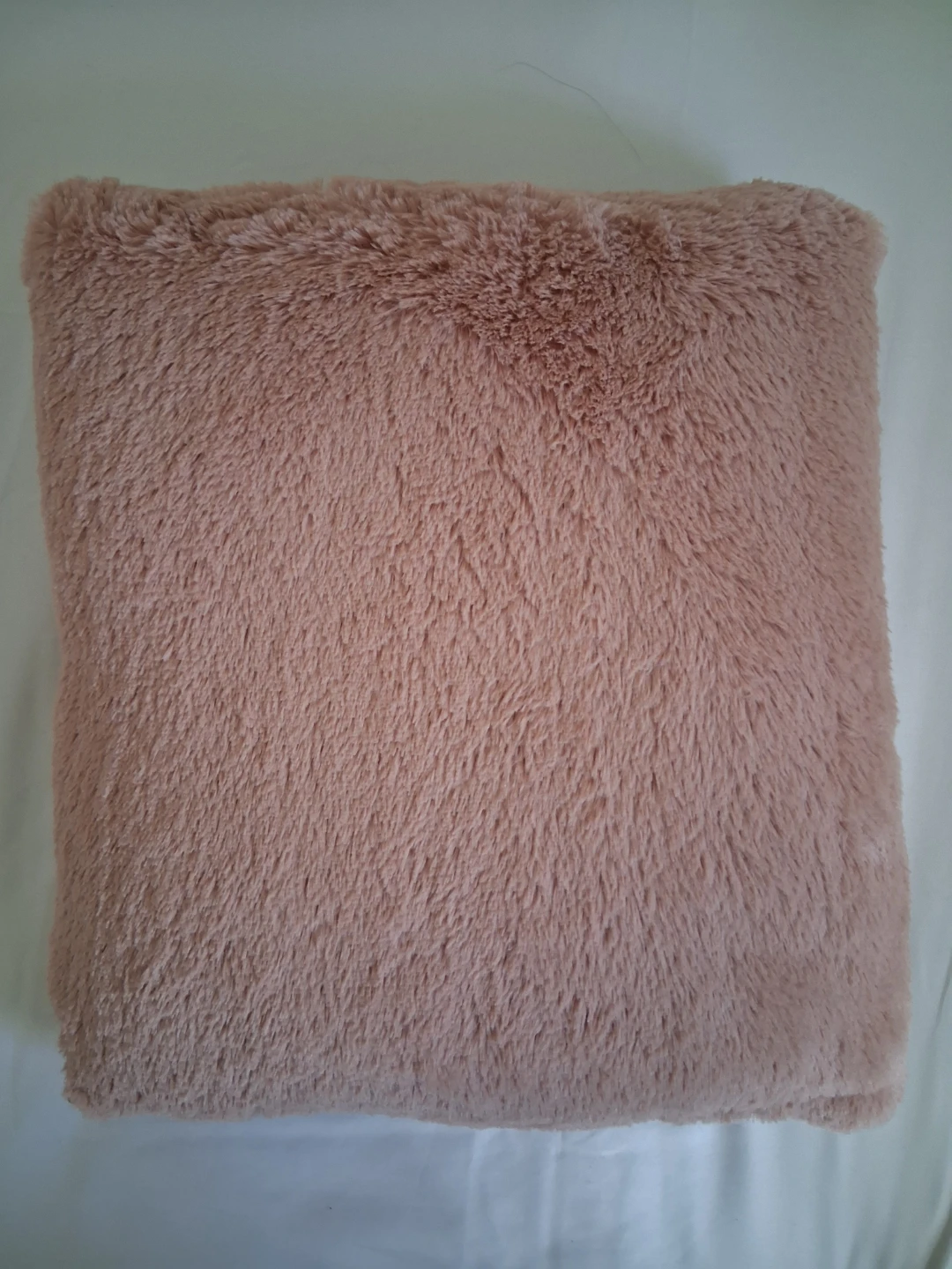 Pink Faux Fur Throw Pillow - photo 4