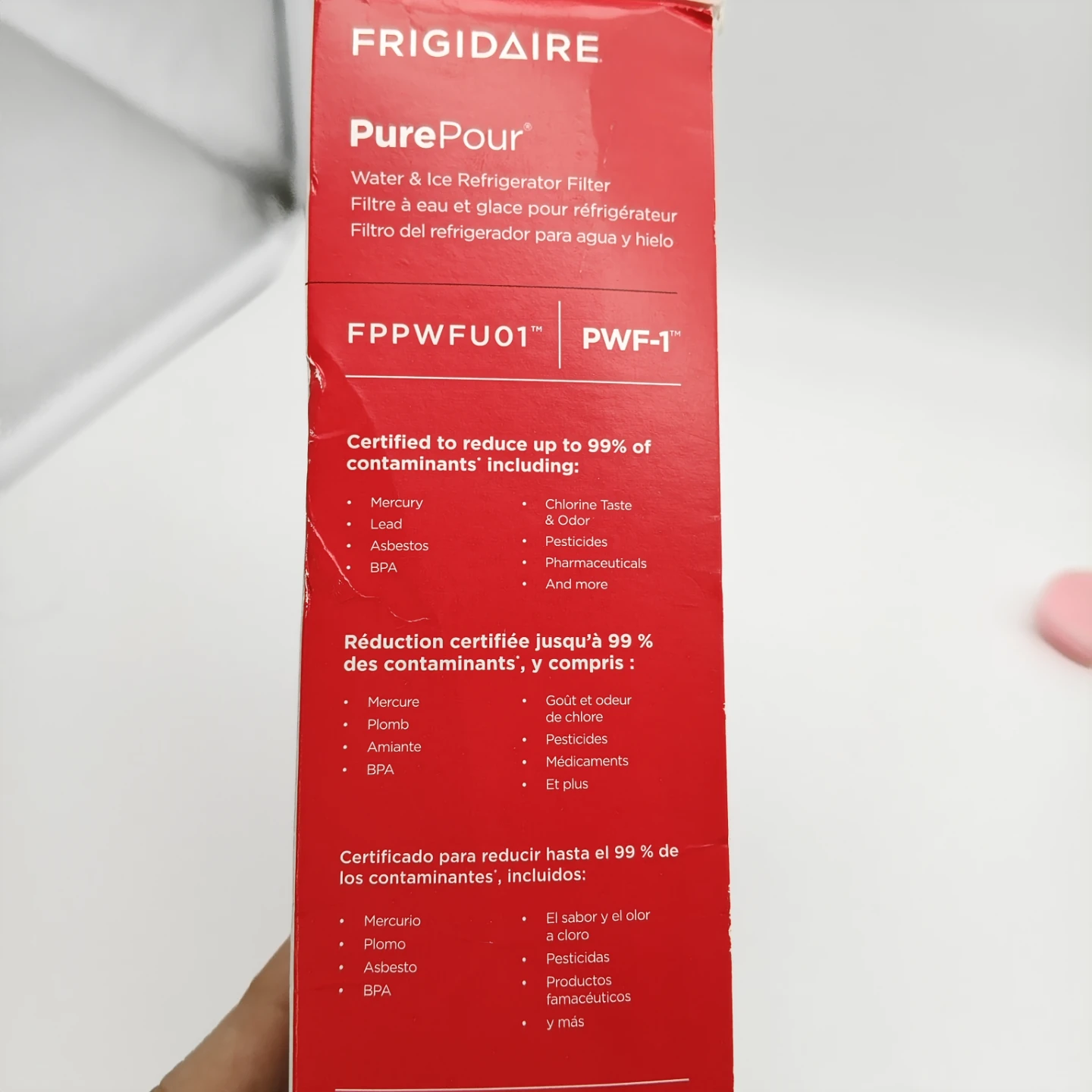 Frigidaire PurePour Water & Ice Refrigerator Filter FPPWFU01 - photo 2