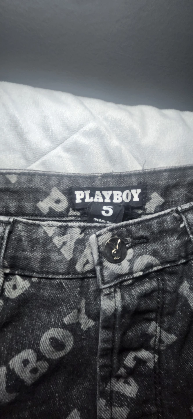 Playboy All-Over Logo Denim Jeans - photo 3