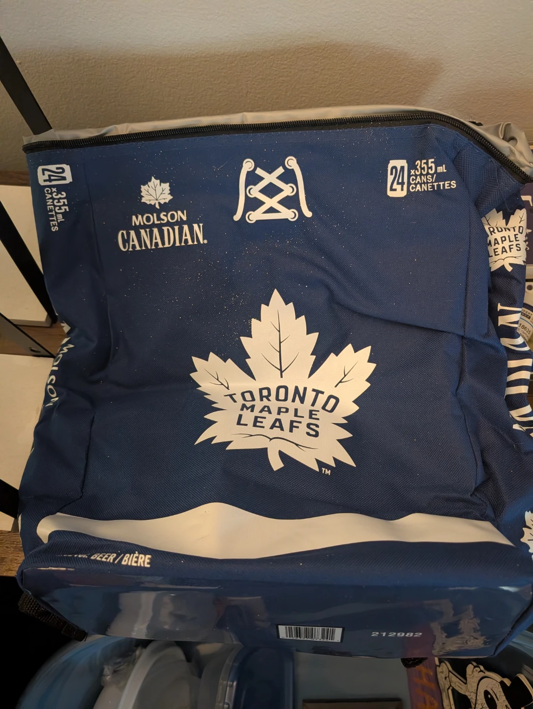Molson Canadian Toronto Maple Leafs Cooler Bag