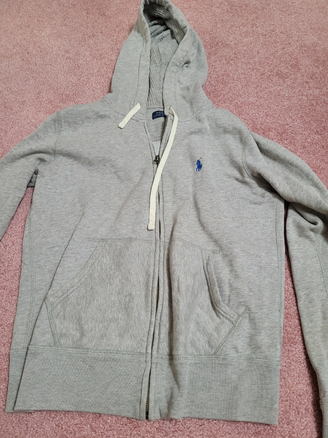 Polo Ralph Lauren Grey Zip-Up Hoodie - photo 3