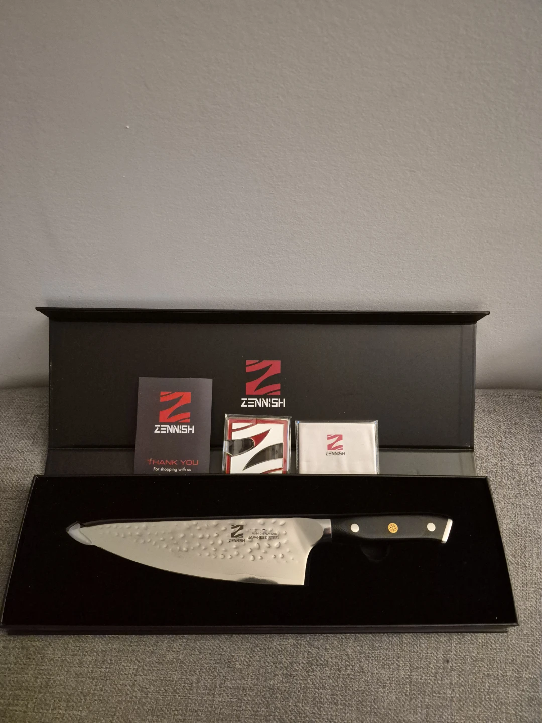 ZENNISH Japanese Steel Chef Knife 8"