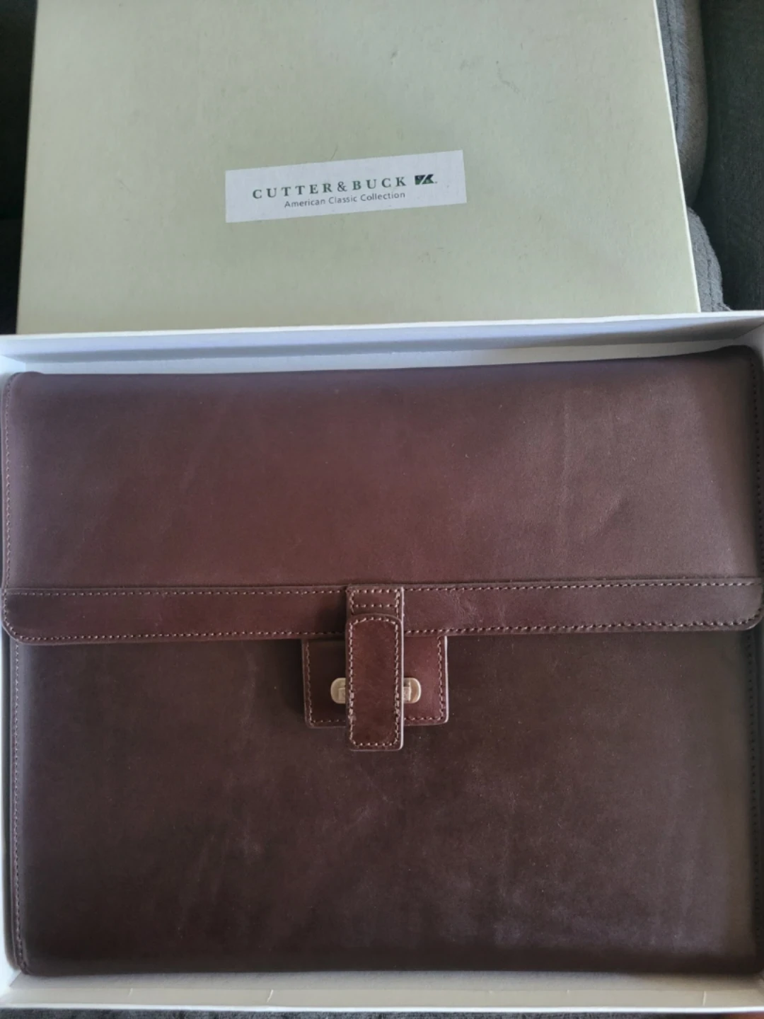 NEW Cutter & Buck Leather Portfolio / Organizer