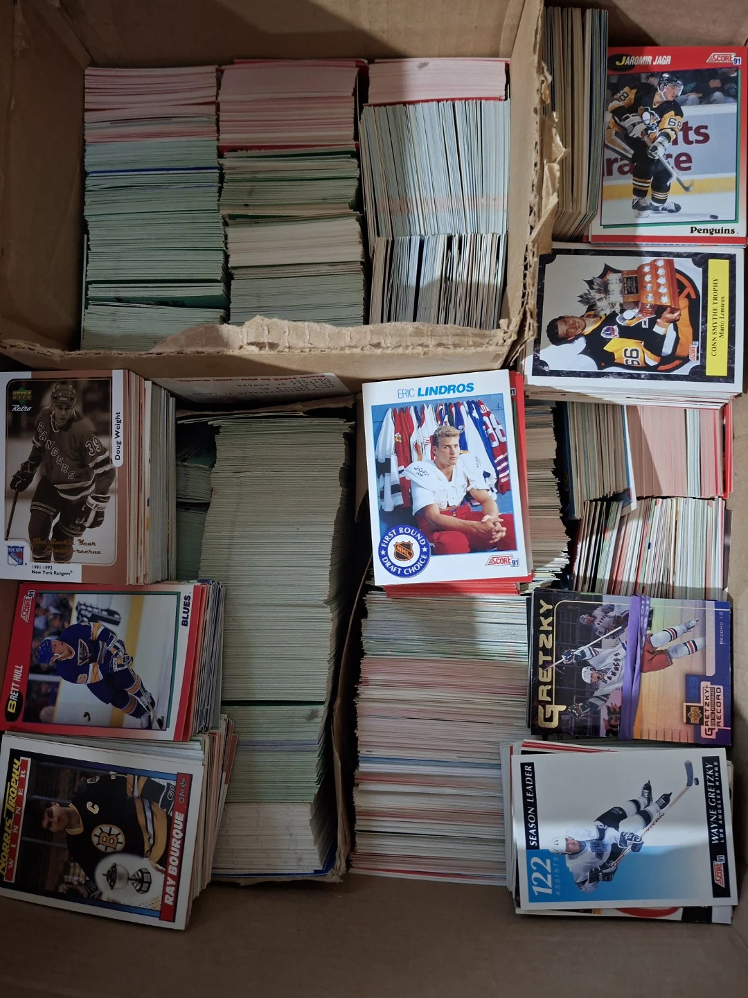 Huge box lot of Sports Cards