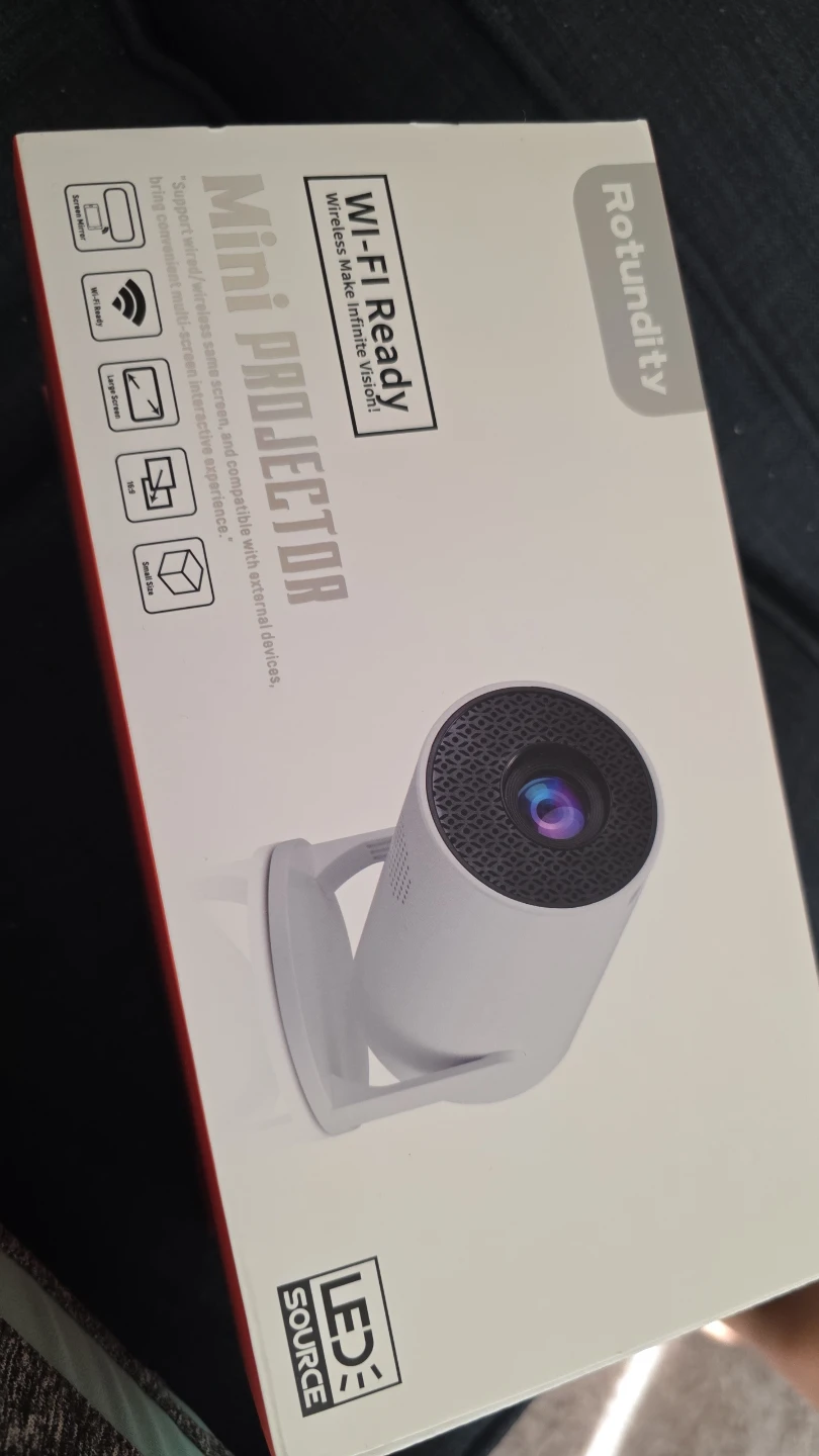 Rotundity Mini Projector - Wi-Fi Ready