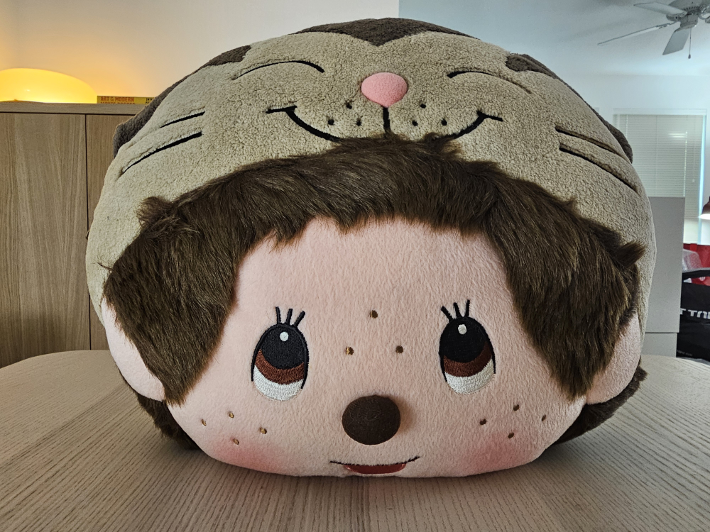 Rare!!!! Monchichi Plush Toy Pillow