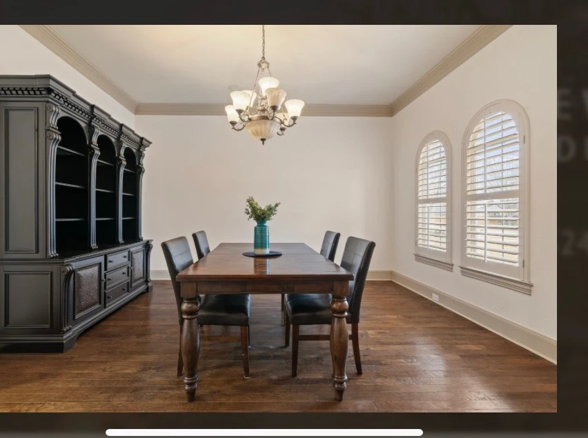 Solid Wood Dining Set with Chairs