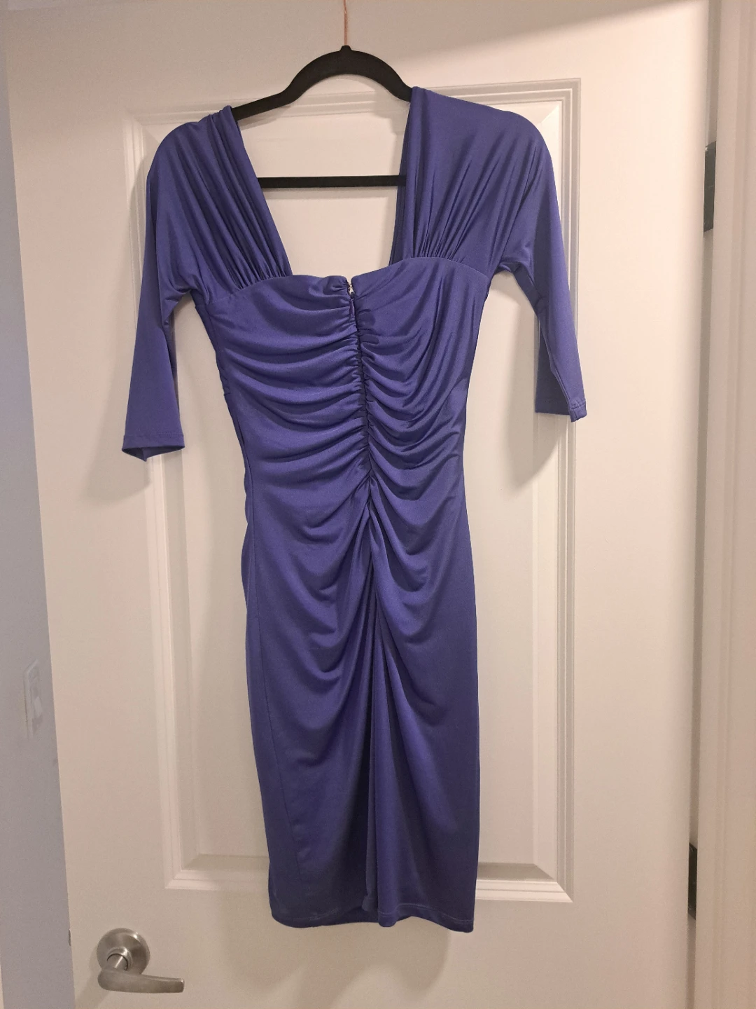 Le Château Ruched Purple Dress - photo 4