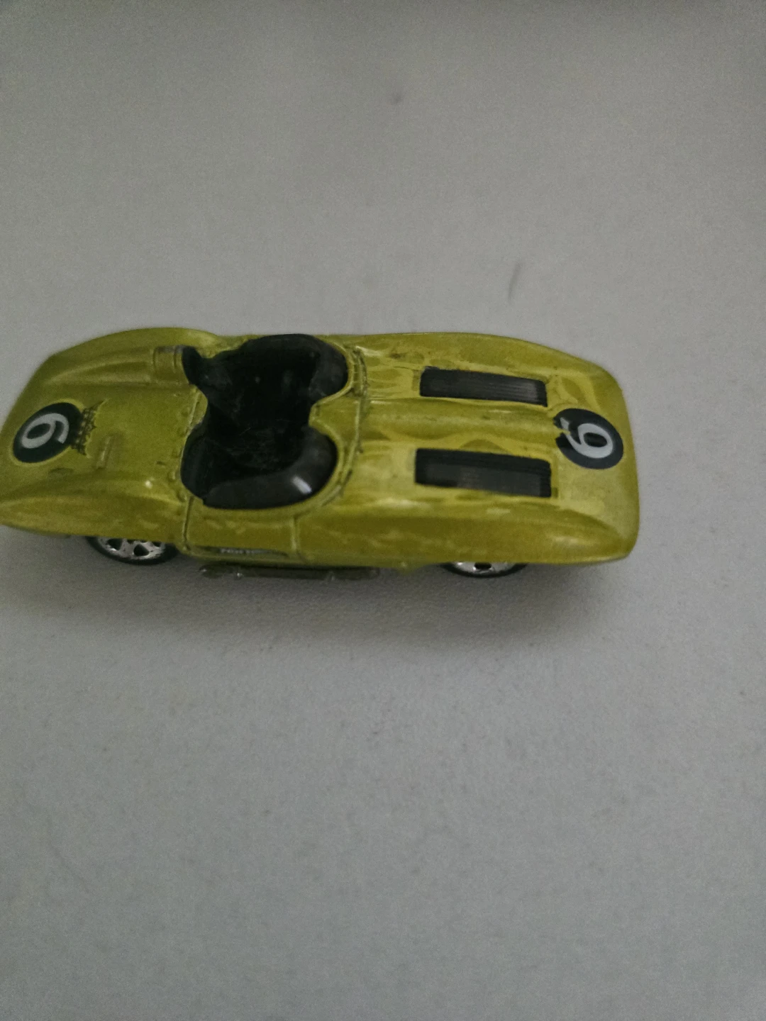 Yellow Toy Race Car
