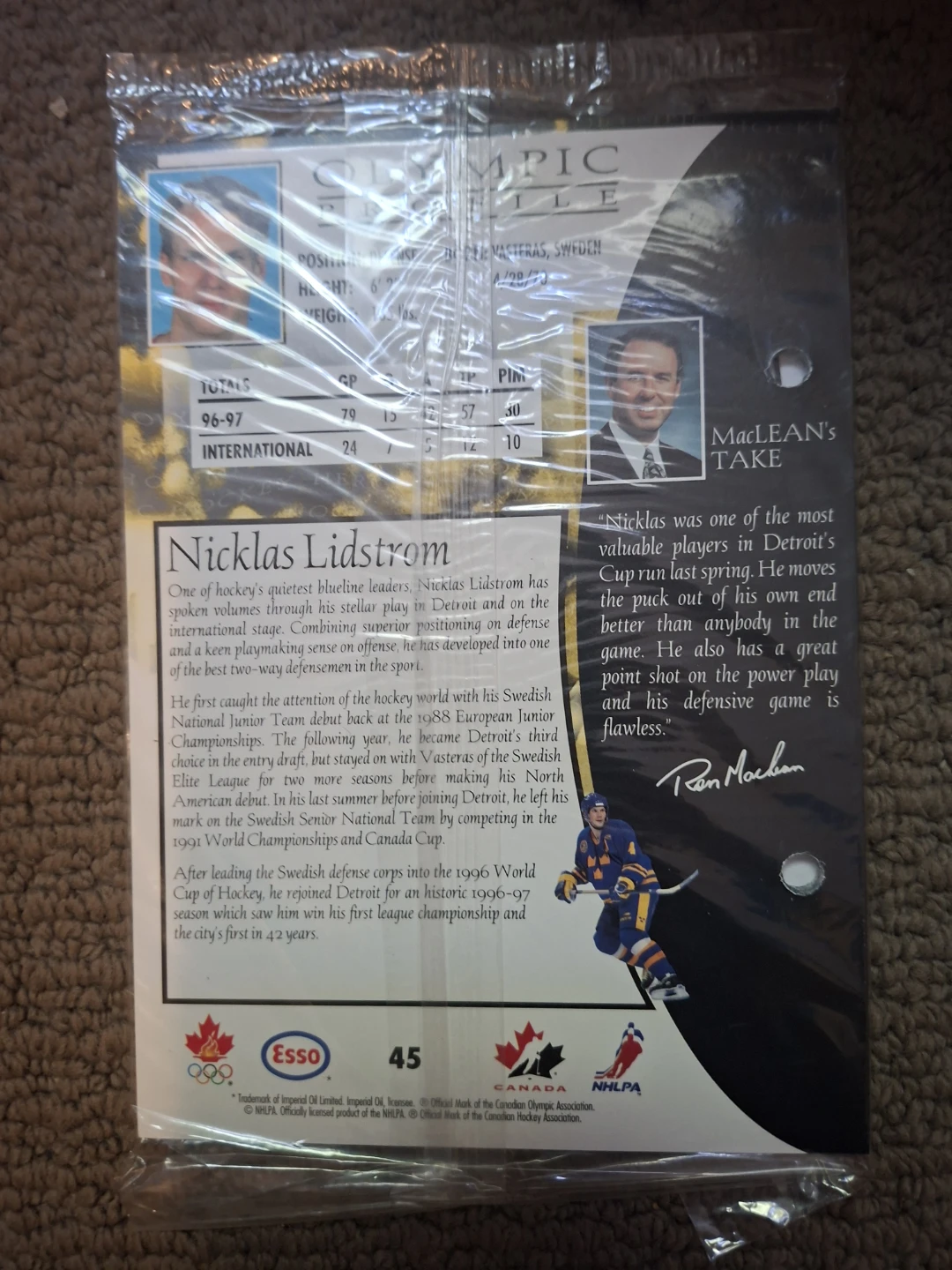 Olympic Hockey Heroes Trading Card Packs in Original Packaging - photo 5