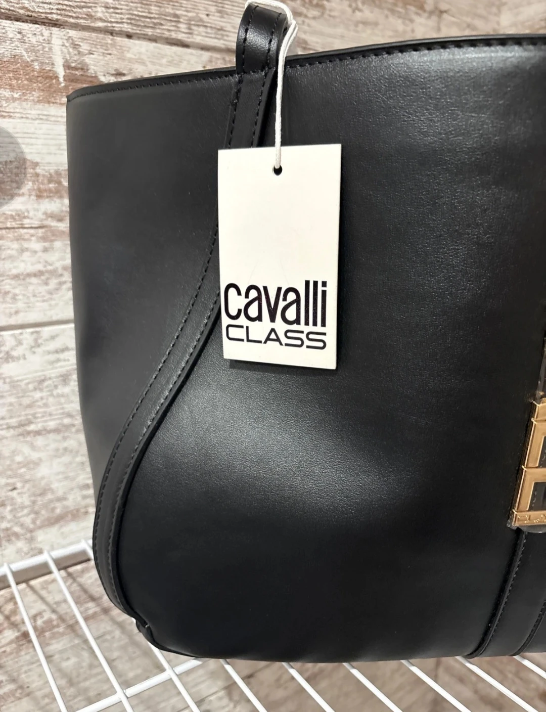 Cavalli Class Black Tote Bag - photo 3