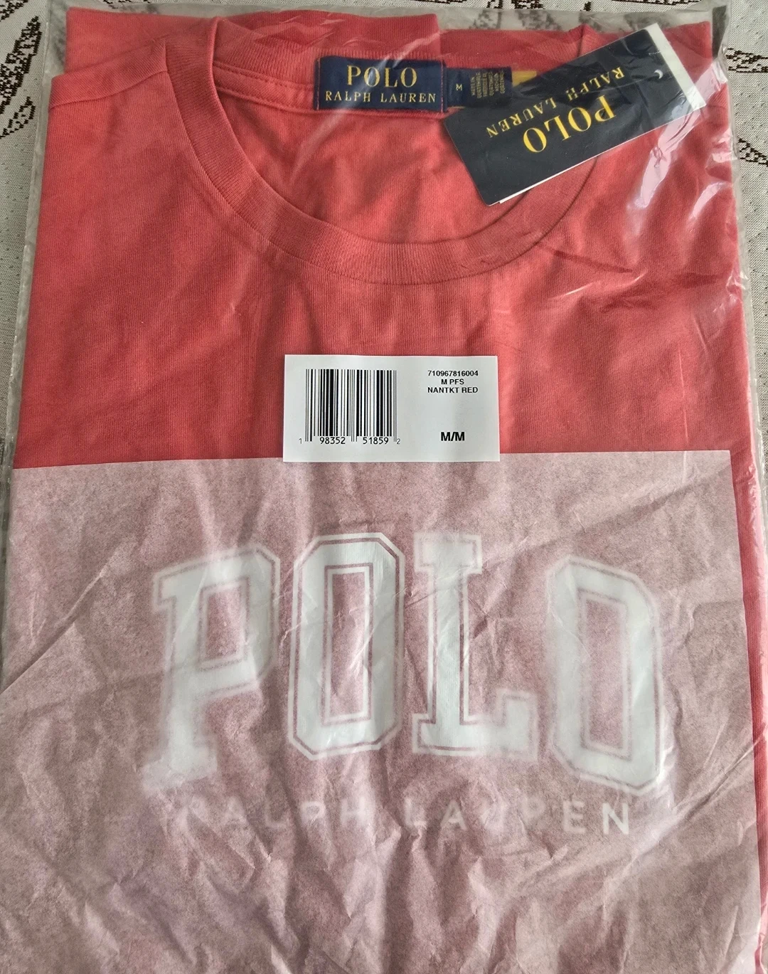 Polo Ralph Lauren T-Shirt - Red - Size M/M - photo 2