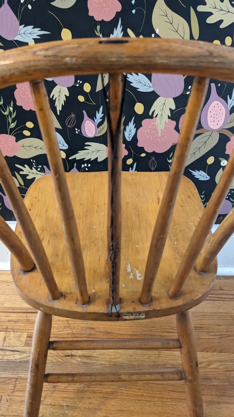 Wooden Spindle Back Chair - photo 3