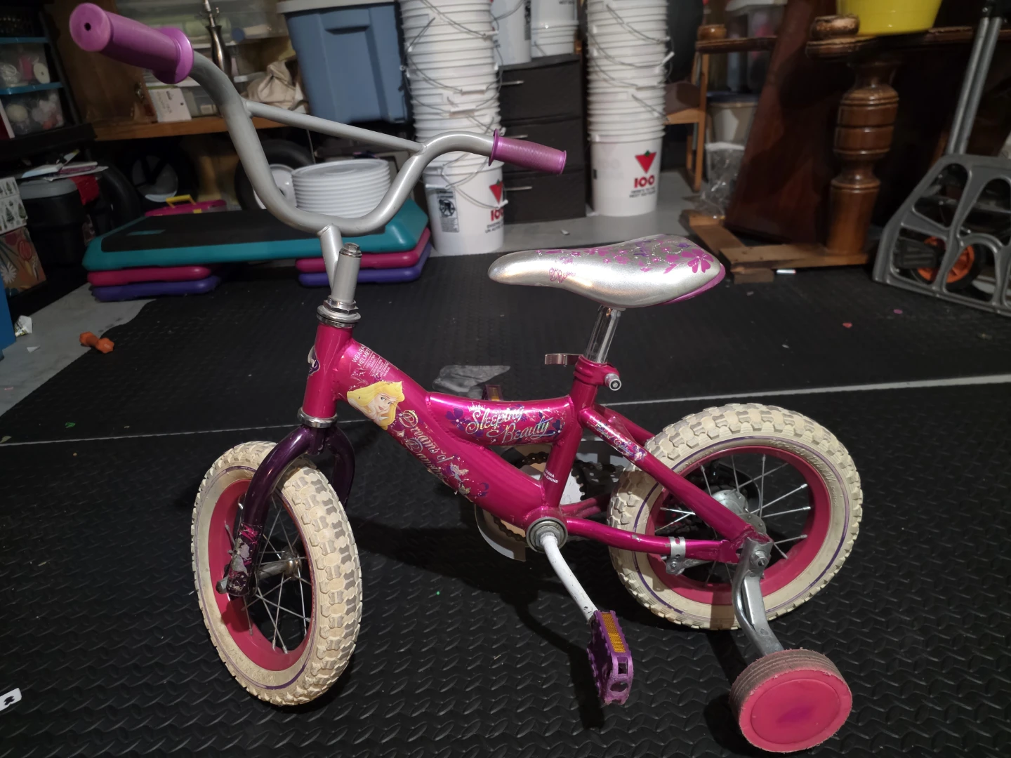 Huffy Princess Bike with Training Wheels
