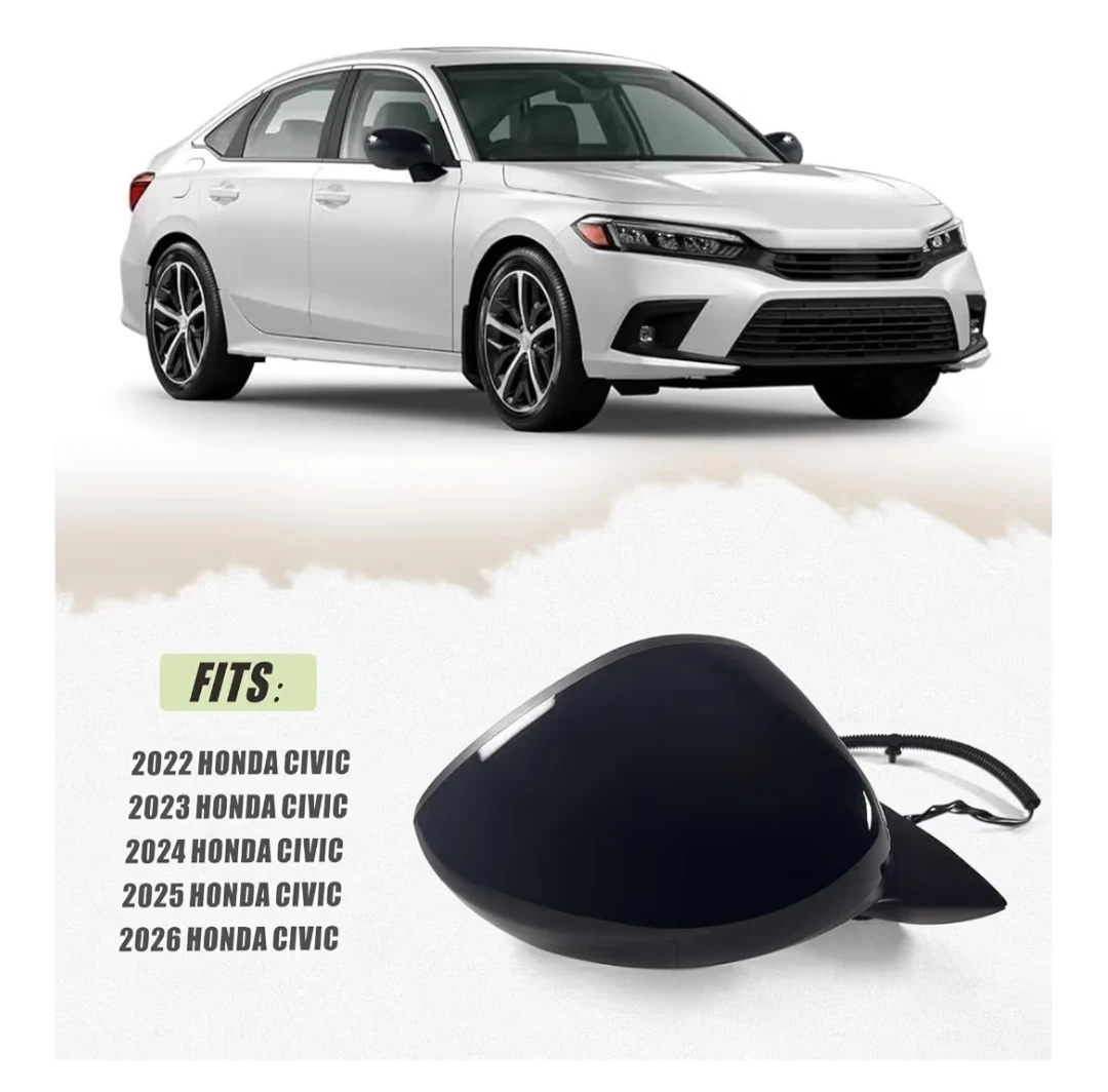 Lqito Right Passenger Side Mirror for Honda Civic 2022-2025 - photo 3