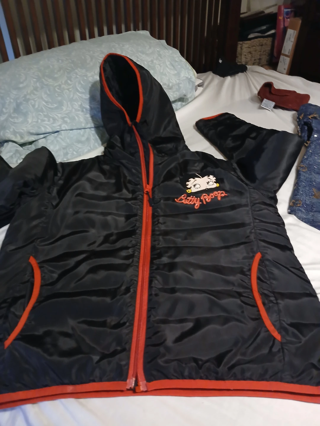 Betty Boop Black Puffer Jacket - photo 2