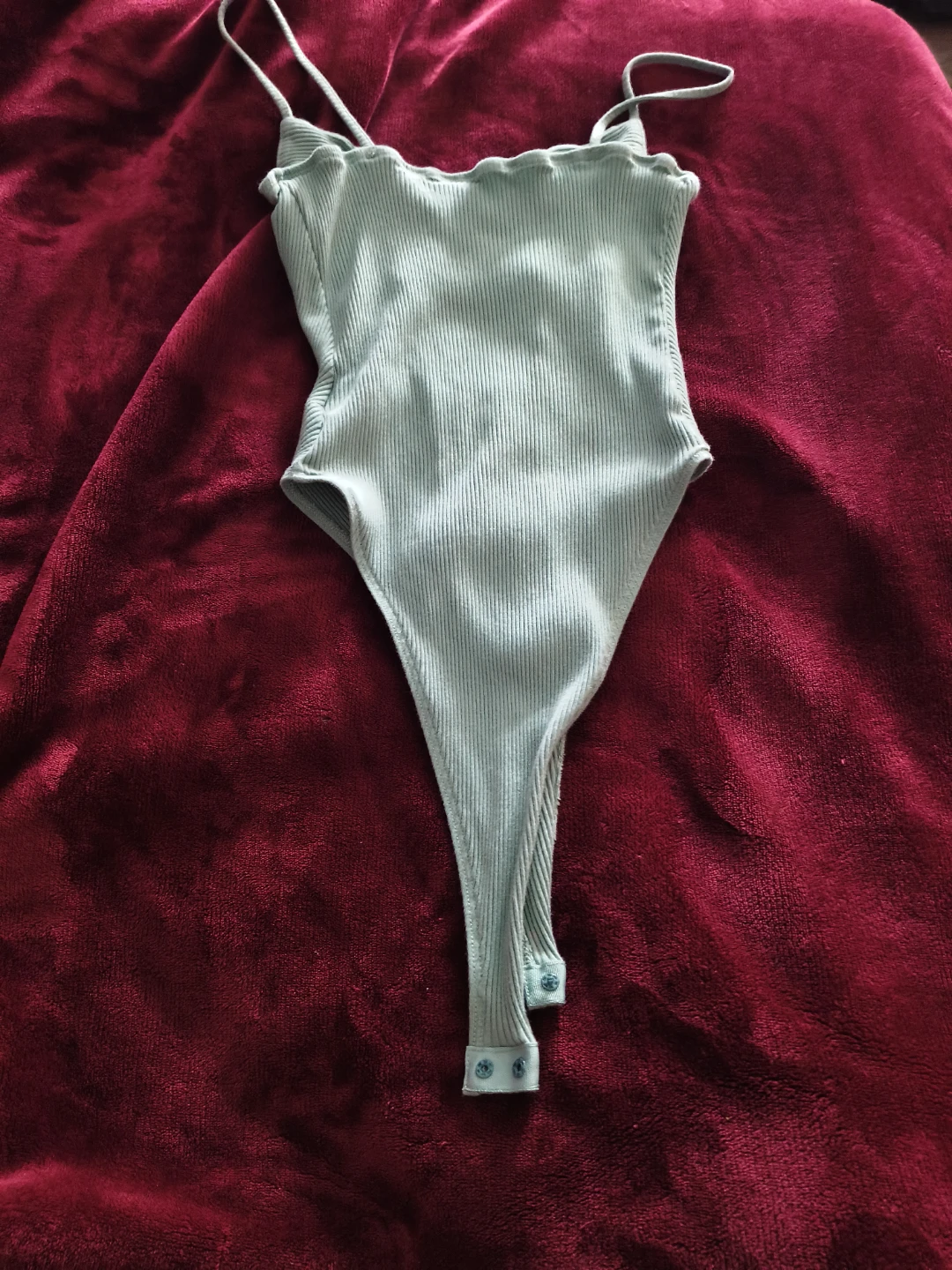Ribbed Thong Bodysuit