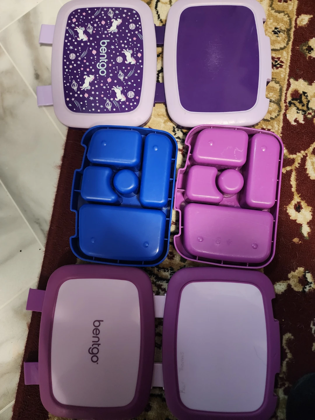 Bentgo Lunch Boxes - Purple & Blue - photo 4