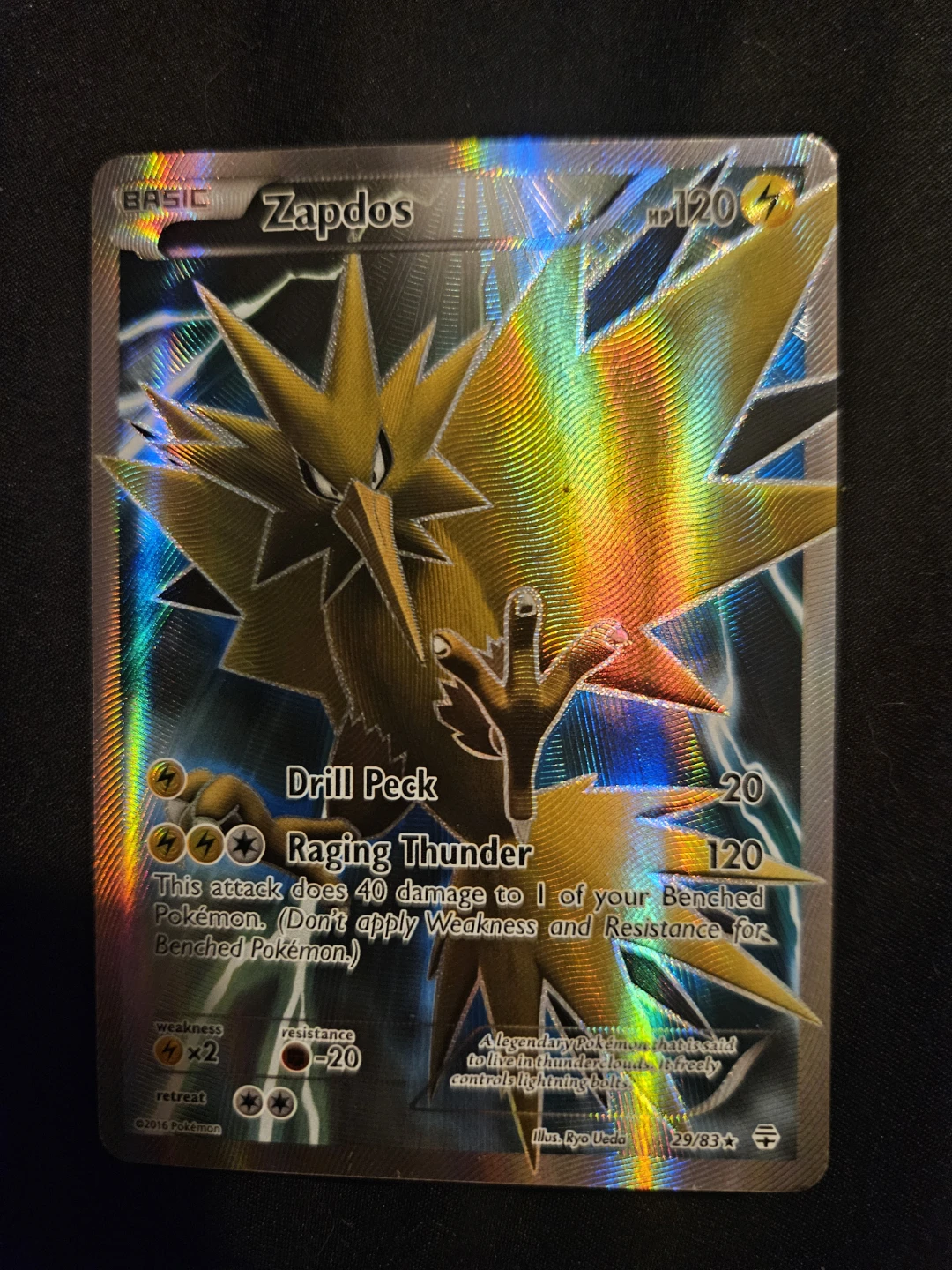 Zapdos Trading Card 29/83